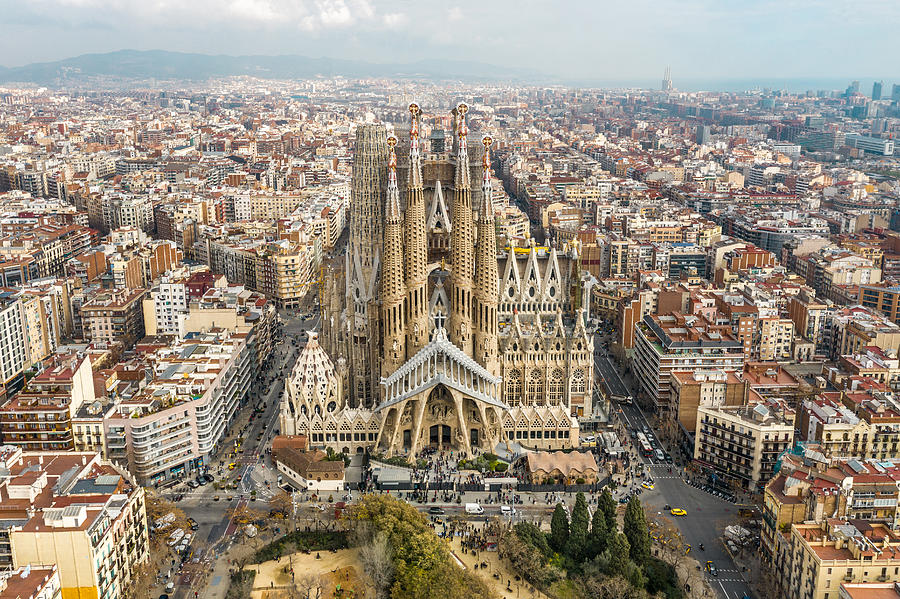 Sagrada Familia in Barcelona Photograph by  Orbon Alija