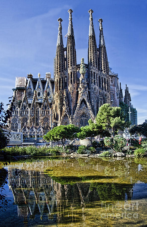 Sagrada Familia Photograph by Shirley Mangini