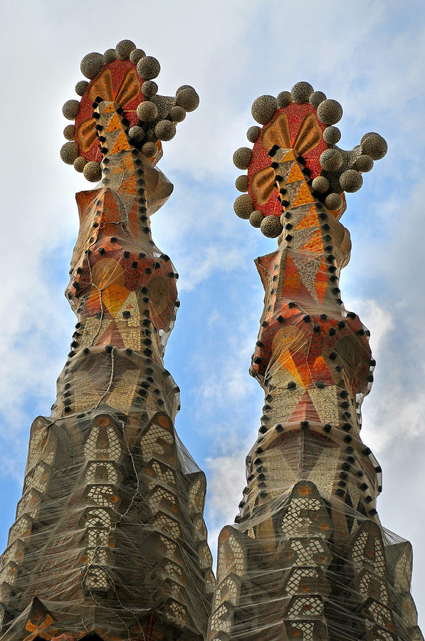 Sagrada Familia Spires Photograph By Kenneth Murray Fine Art America