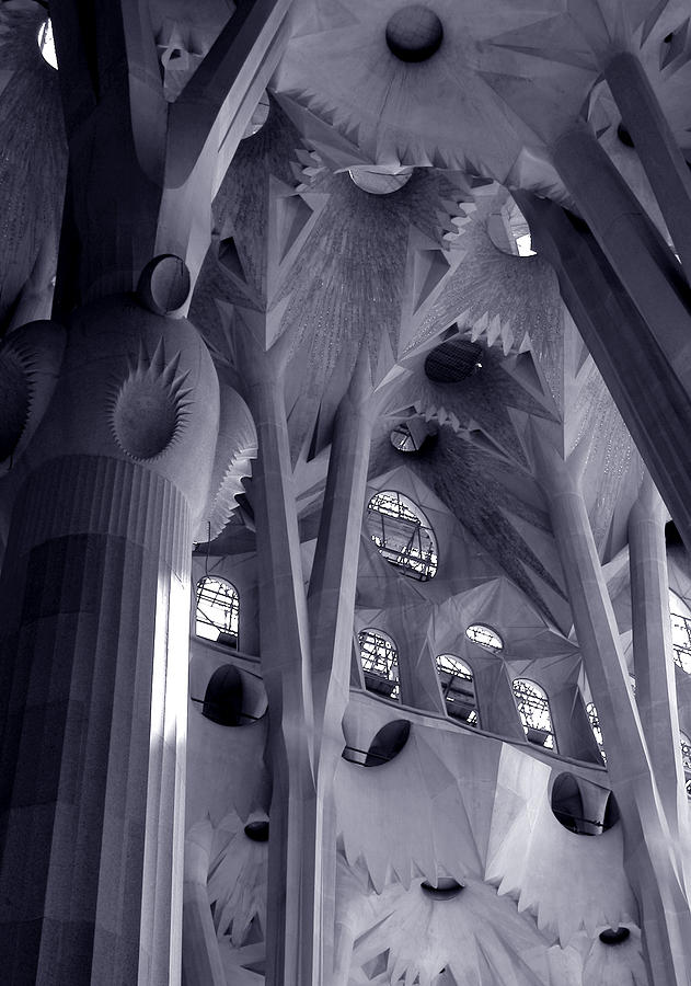 Sagrada Familia Vault Photograph by Michael Kirk