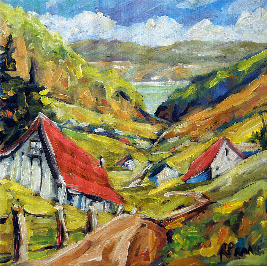 Saguenay Valley by Prankearts Painting by Richard T Pranke