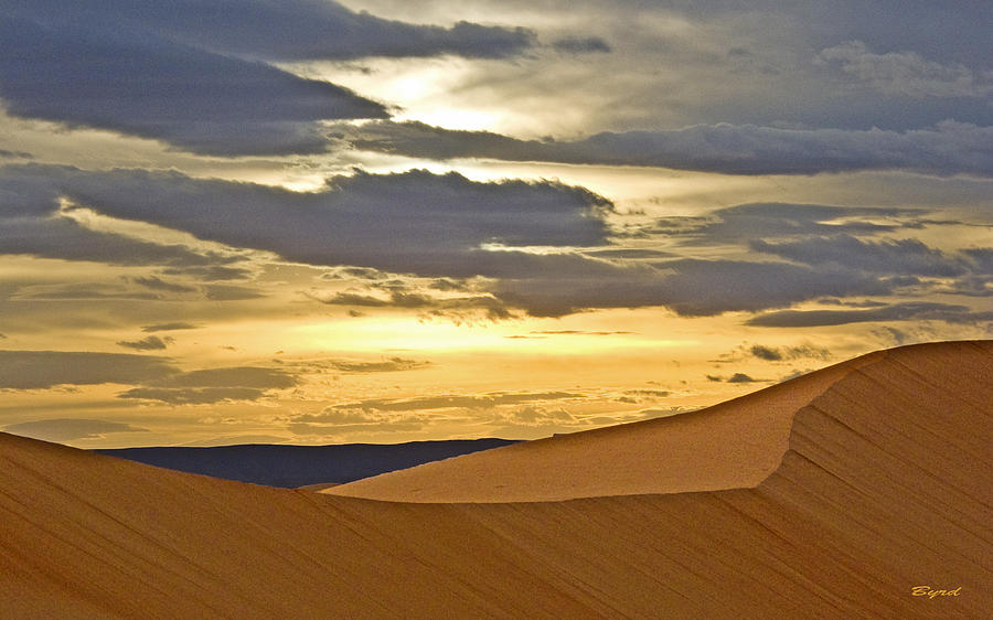 Sahara sunset Photograph by Christopher Byrd