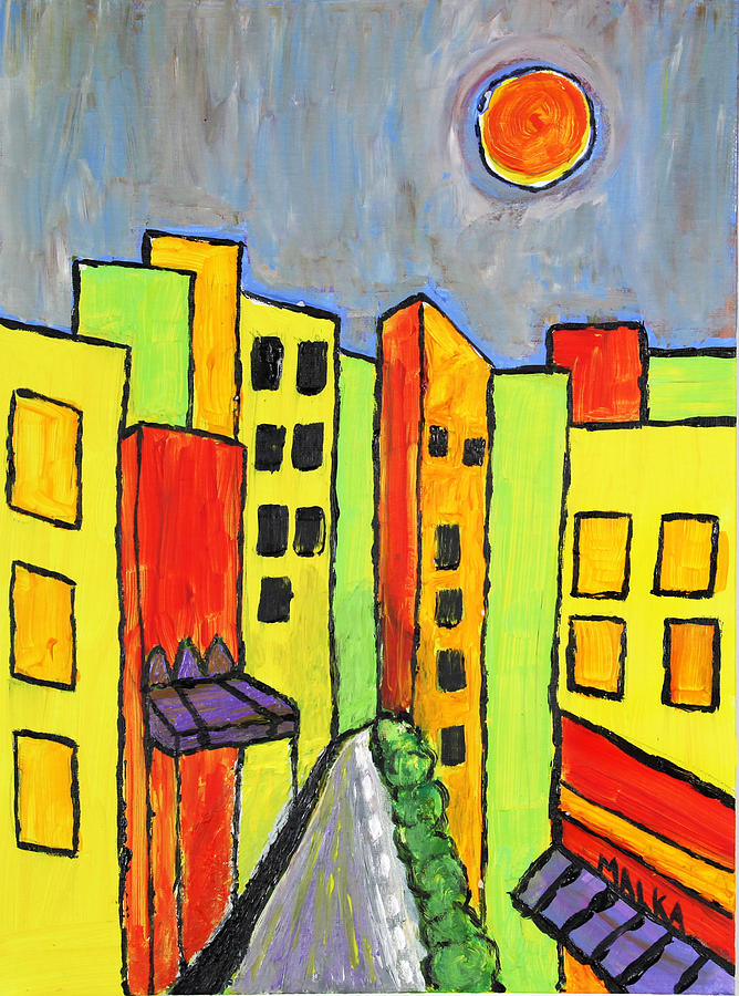 Saigon Sunrise Painting by Marlene MALKA Harris - Fine Art America