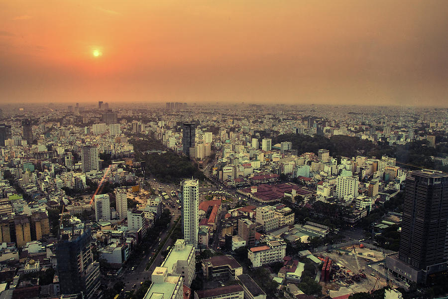 Saigon Sunset 1 1 Of 1 Photograph by Natural At Its Best.