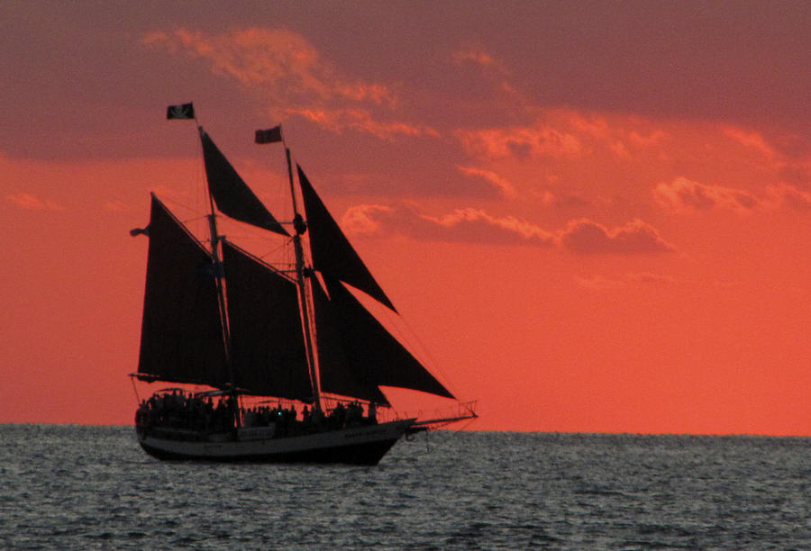 Key West Sunset Sail 5 Photograph by Bob Slitzan