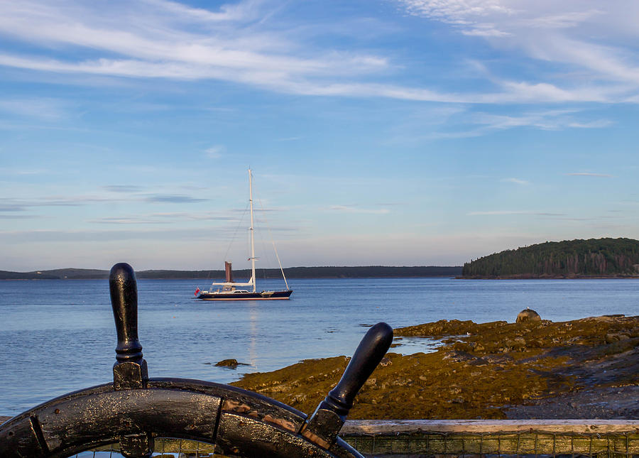 Sail Boat Bar Harbor Maine Photograph by Trace Kittrell | Fine Art America