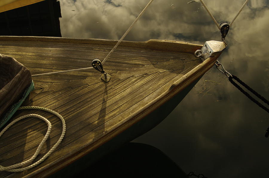 Sail Boat Bow Photograph by Rob Johnston