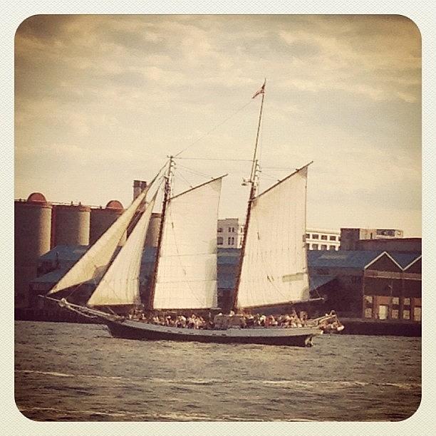 Boston Photograph - Sail Boat by Micah Watson