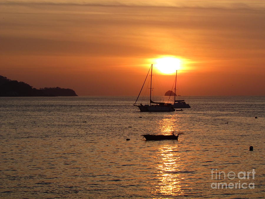 Sail Boat Sun Rise Photograph by Ted Pollard - Fine Art America