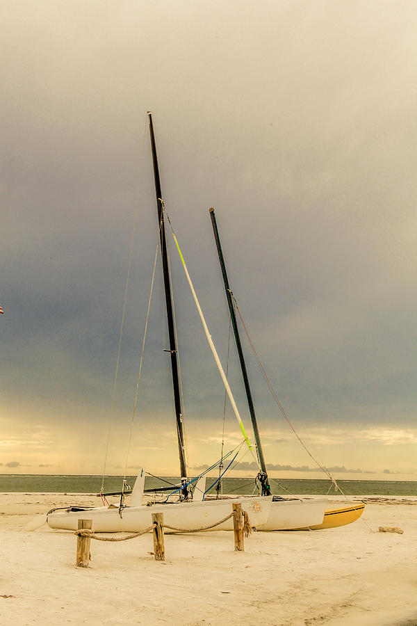 Sail boats on the beach Photograph by Phillip Rines - Fine Art America