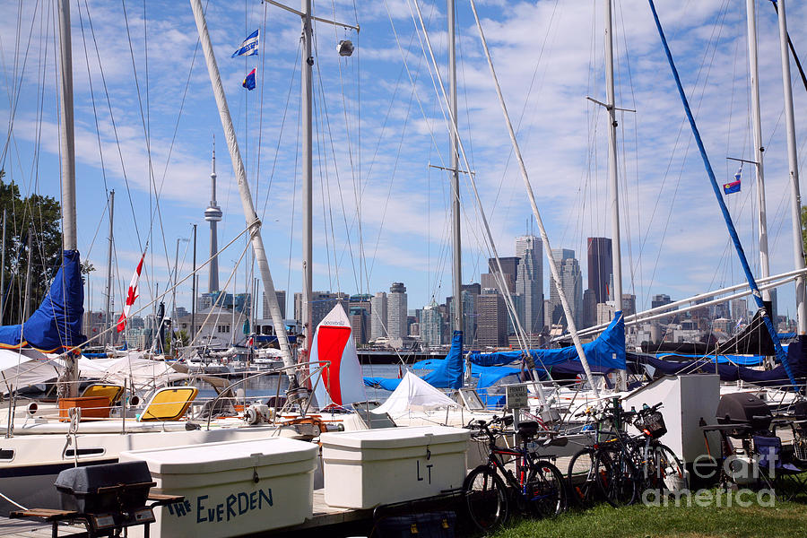 Sail Boats Toronto Ontario Photograph by Bill Cobb - Pixels