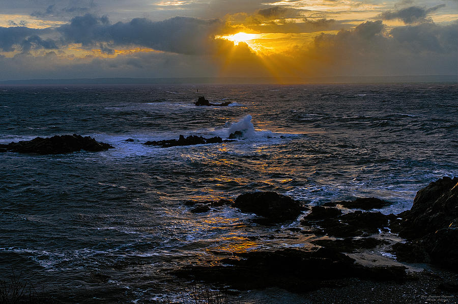 Sail Rock Photograph - Sail Rock Sunrise by Marty Saccone