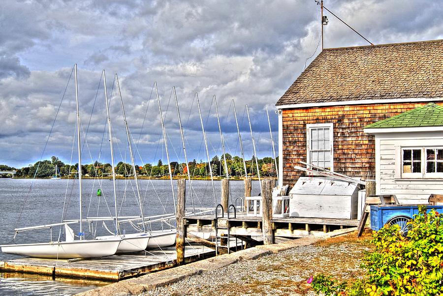Sailboat at the Dock by Donald Williams Sailboat at the Dock by Donald Williams