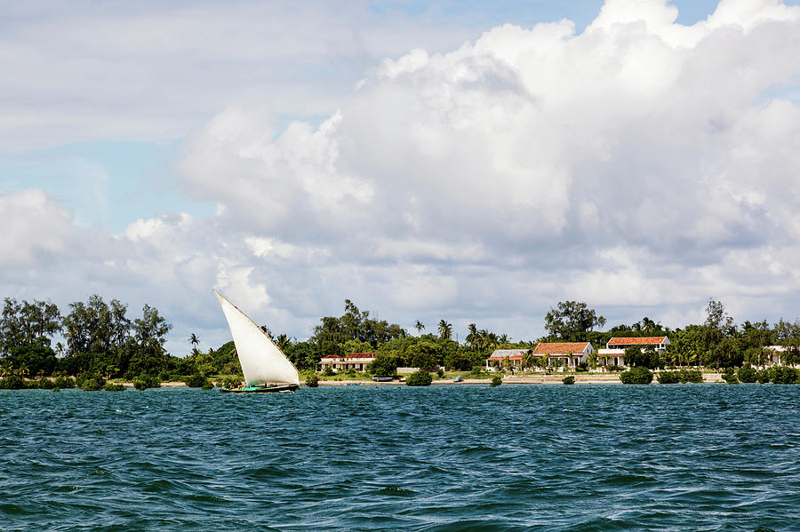 Sailboat In Choppy Waters, Ibo Island Photograph by Danita Delimont Sailboat In Choppy Waters, Ibo Island Photograph by Danita Delimont