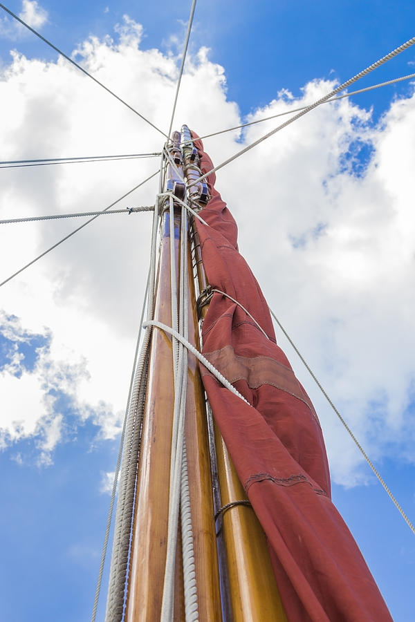 Sailboat Mast 2 Photograph by Leigh Anne Meeks