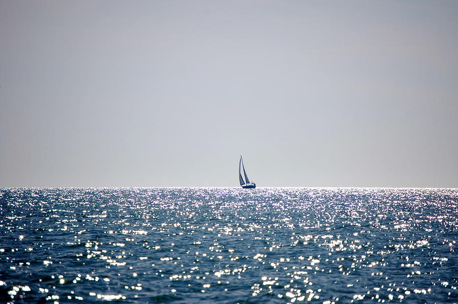 Sailboat on the Gulf Photograph by Jennifer Nix | Fine Art America