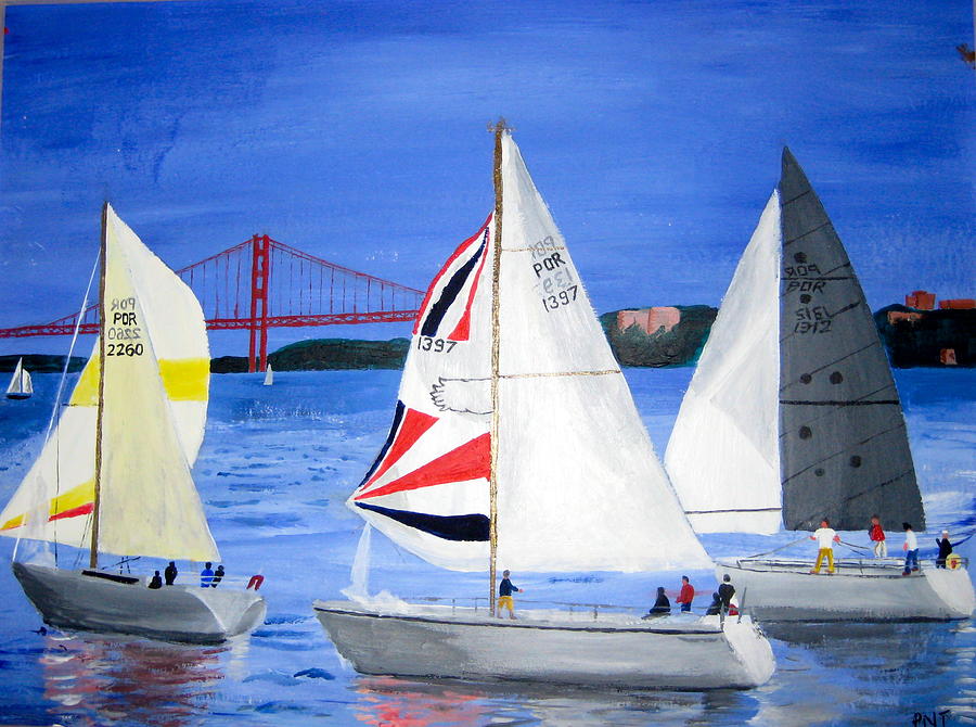 sailboat race paintings