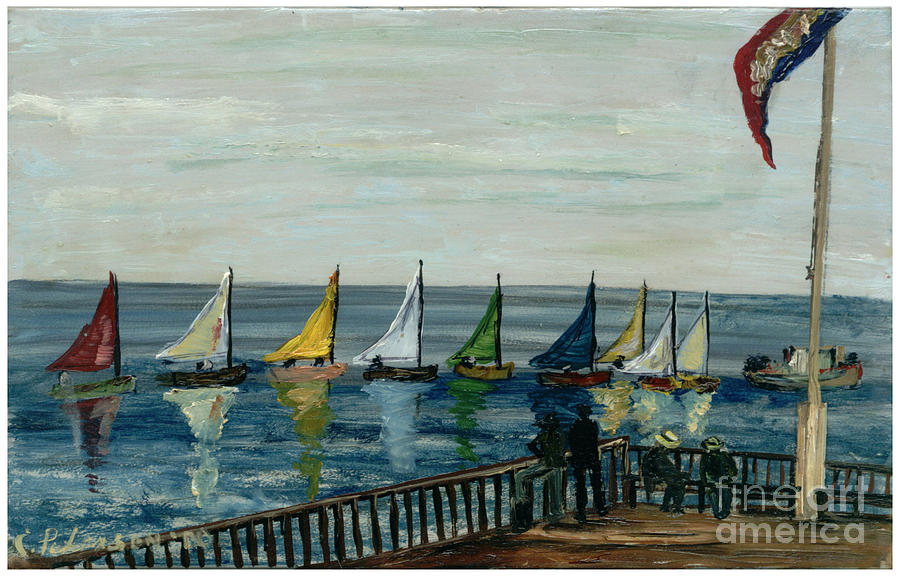 sailboat santa barbara painting