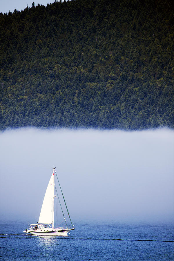 Sailboat Tranquility Photograph by Edward Hawkins II