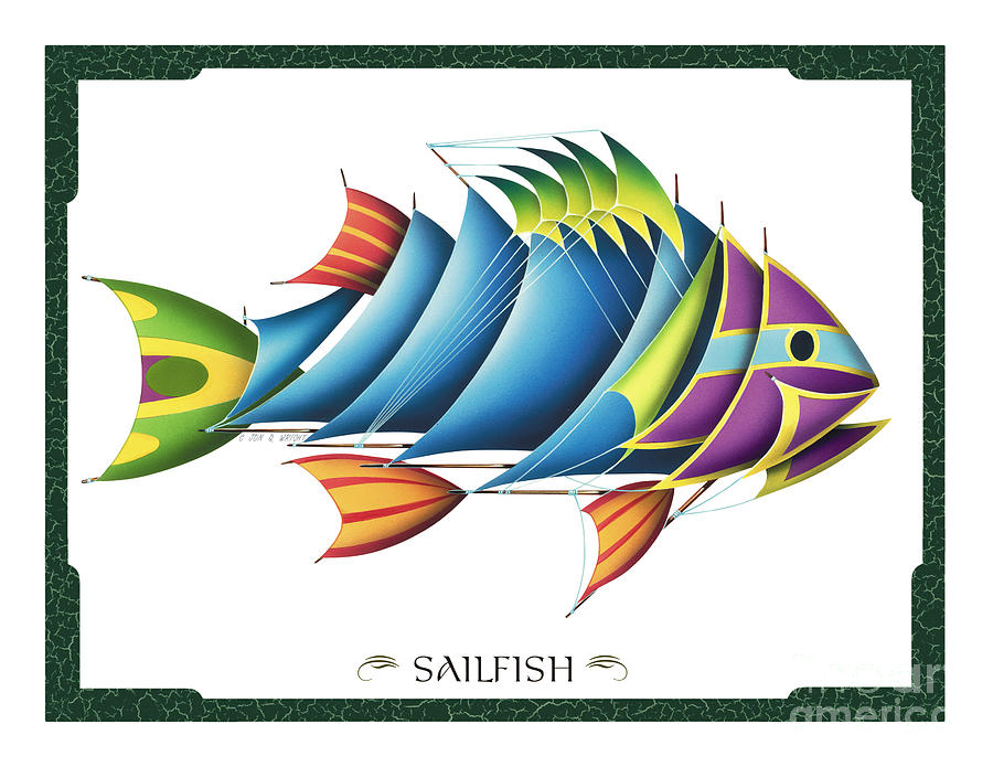 Sailfish Painting by JQ Licensing