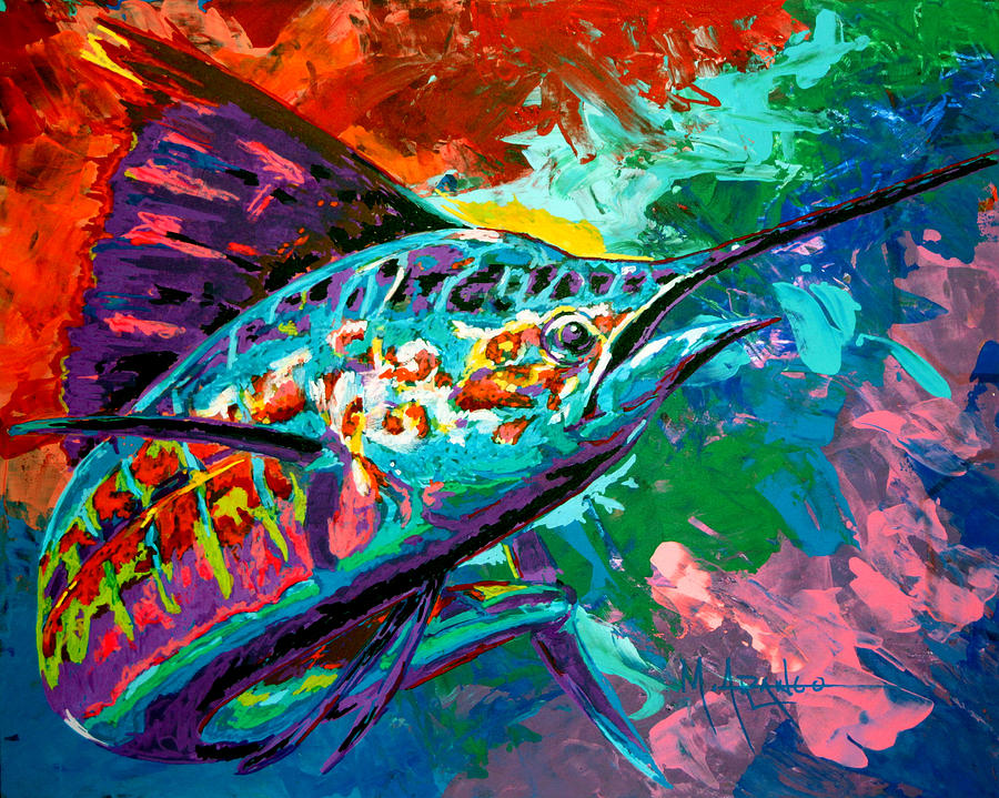 Sailfish Splash Painting