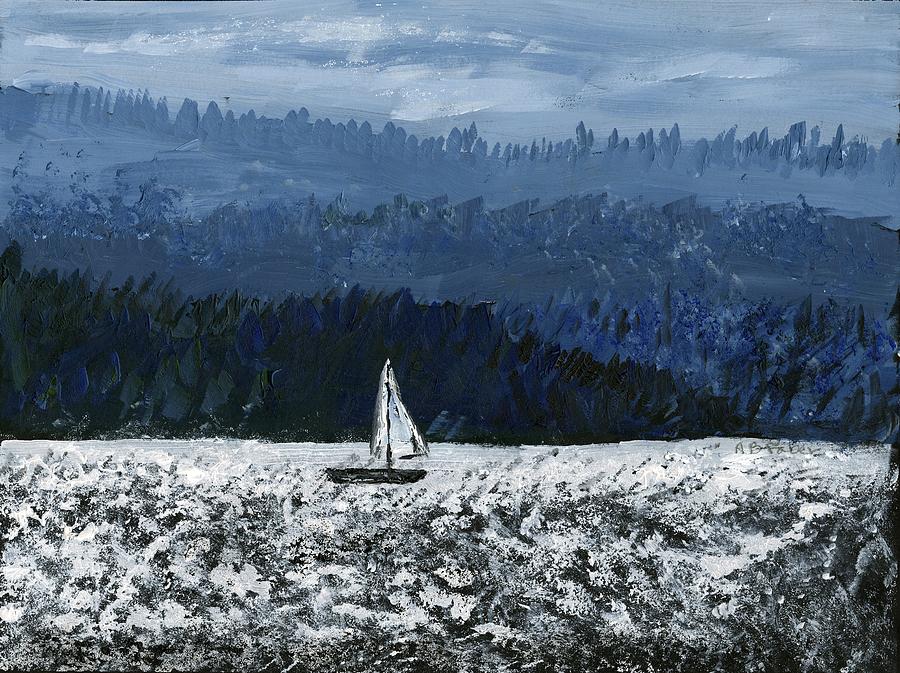 Sailing Painting by Alice Faber