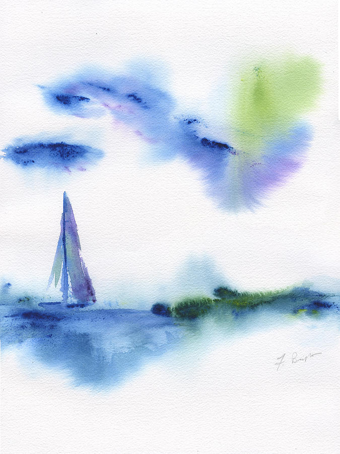Sailing Anew Painting by Frank Bright