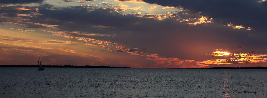 Sailing At Sunset  Photograph by Debra Forand