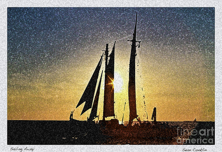 Sailing Away Photograph by Sean Conklin