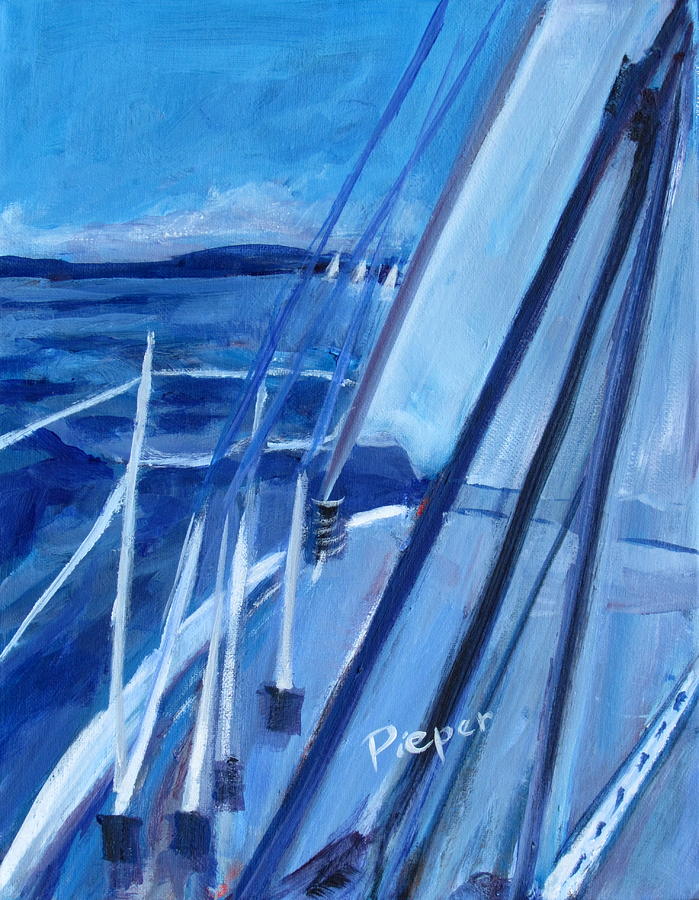 Sailing Painting by Betty Pieper