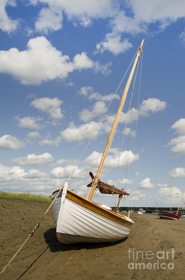Boat Photograph - Sailing boat Wagtail by Steev Stamford