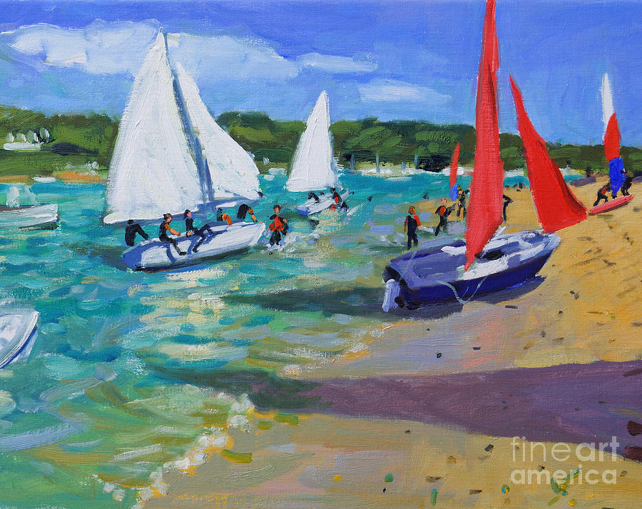 Sailing Boats Painting by Andrew Macara - Fine Art America