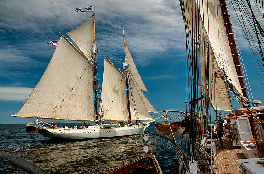 Sailing By Photograph by Fred LeBlanc