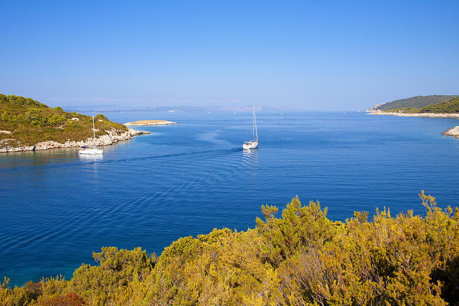 Sailing in the Adriatic Photograph by Kristina Abramovic - Fine Art America