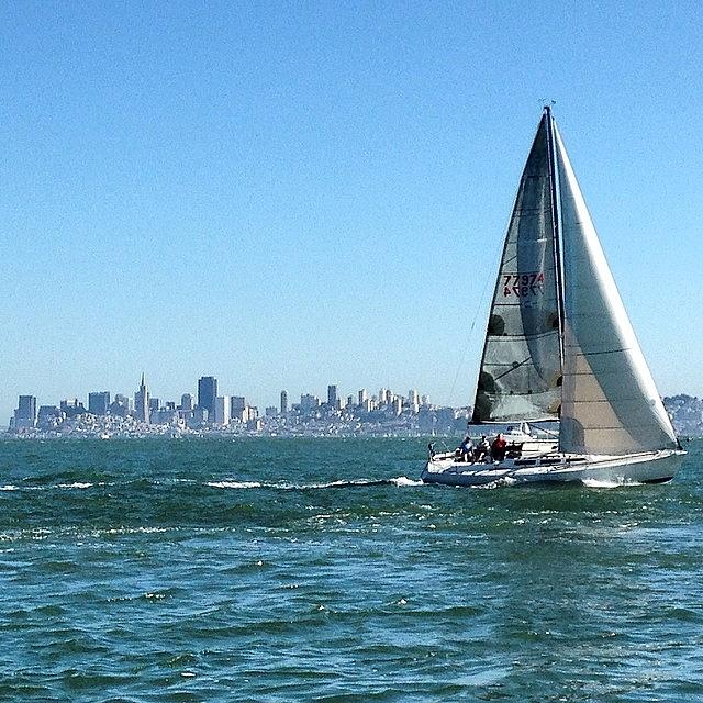 Sailing In The Bay Photograph by Julian Schor