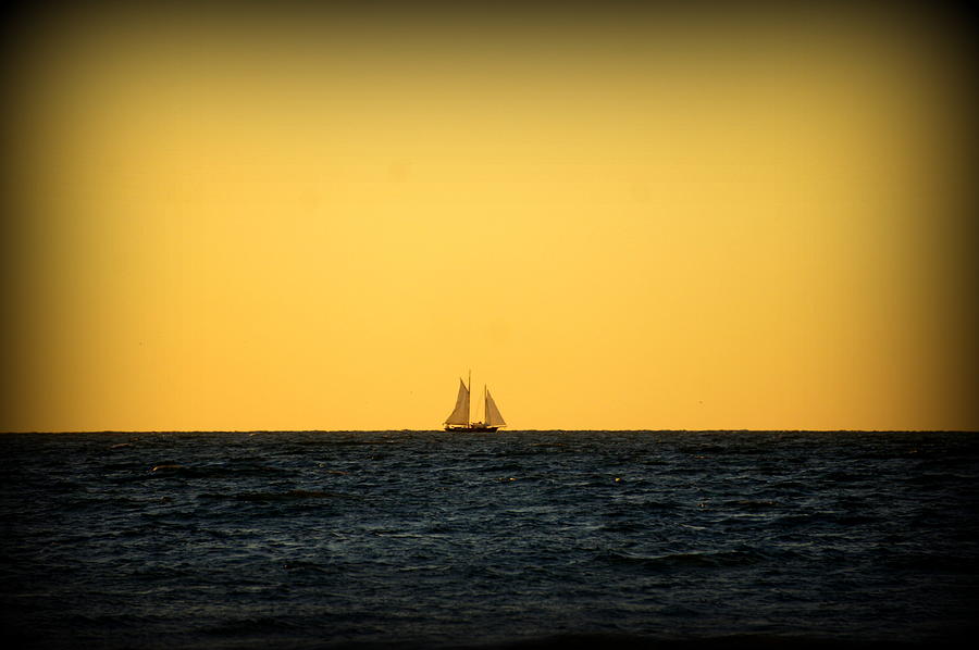 Sailing in Venice Photograph by Laurie Perry