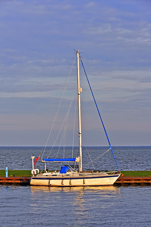Sailing in Volendam Photograph by Elvis Vaughn