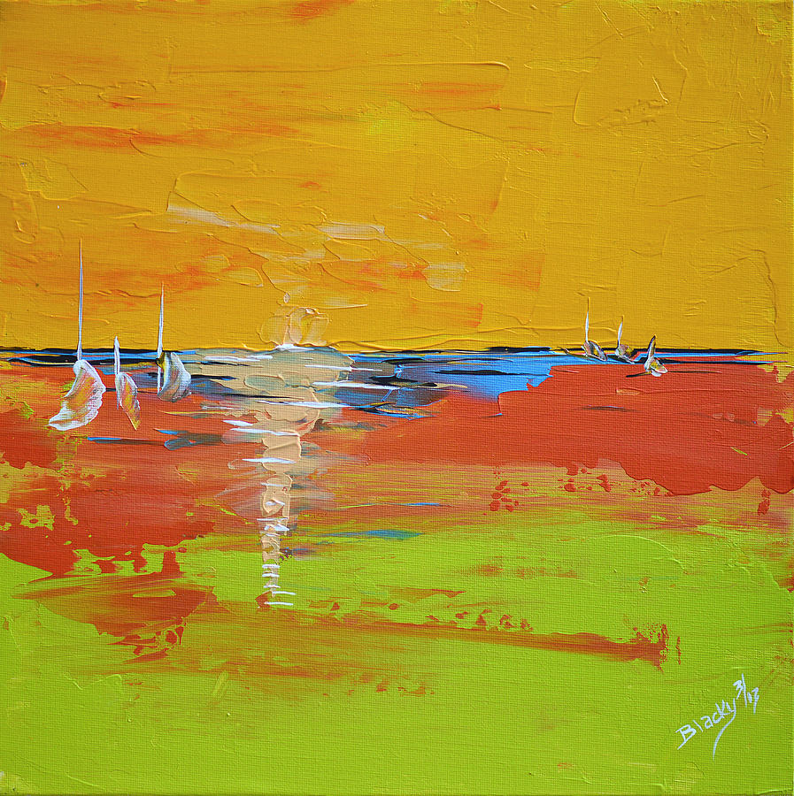 Sailing Into Summer Painting by Donna Blackhall