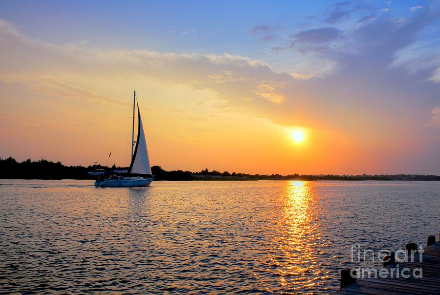 Sailing Into The Sunset Photograph by Benanne Stiens