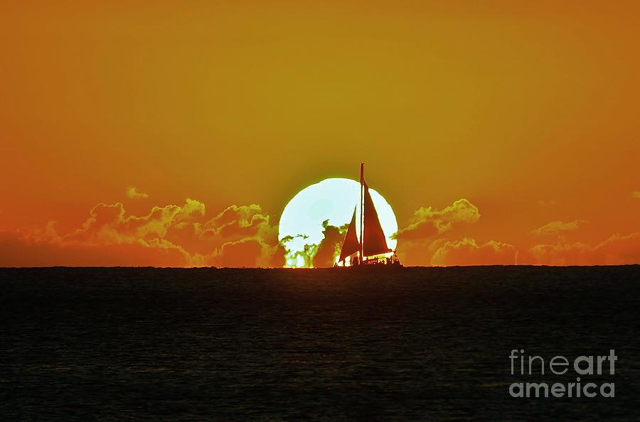 Sailing Into The Sunset Photograph by Craig Wood