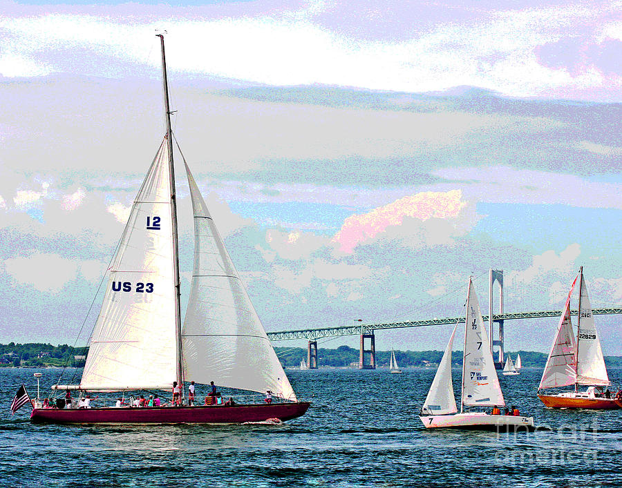 Sailing Photograph by Larry Oskin