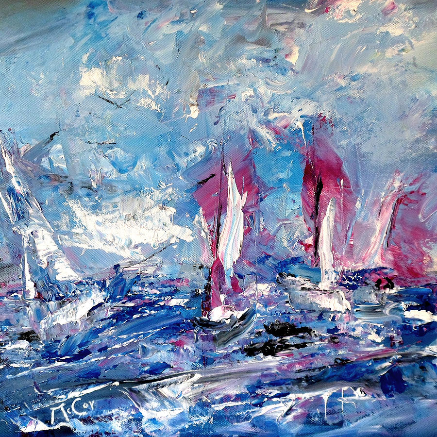Sailing Magic Painting by K McCoy