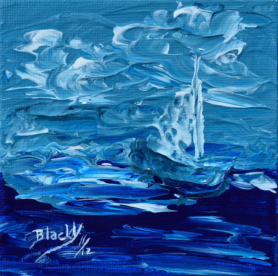 Sailing North Painting by Donna Blackhall