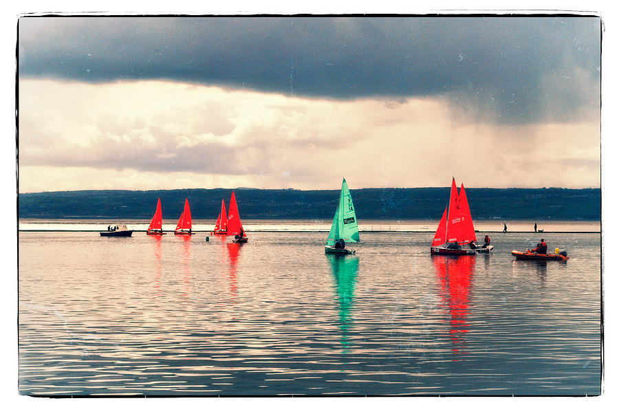 Sailing on Marine Lake a Reflection Photograph by Spikey Mouse Photography