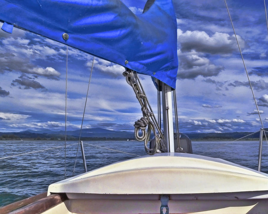 Sailing on the Columbia River Photograph by Betty Eich