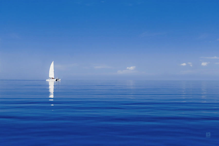 Sailing On the Horizon Photograph by Steven Llorca