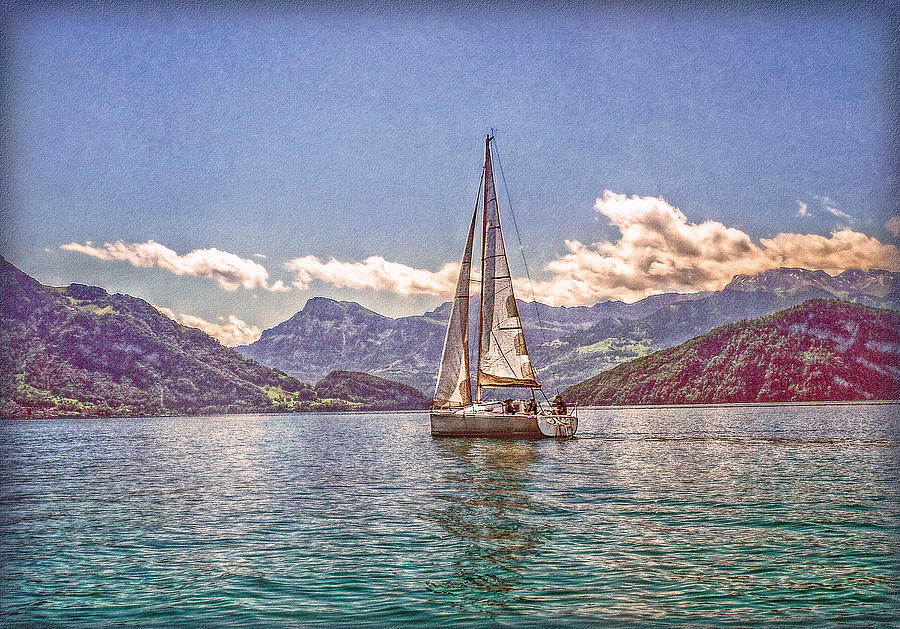 Sailing on the Lake Photograph by Hanny Heim