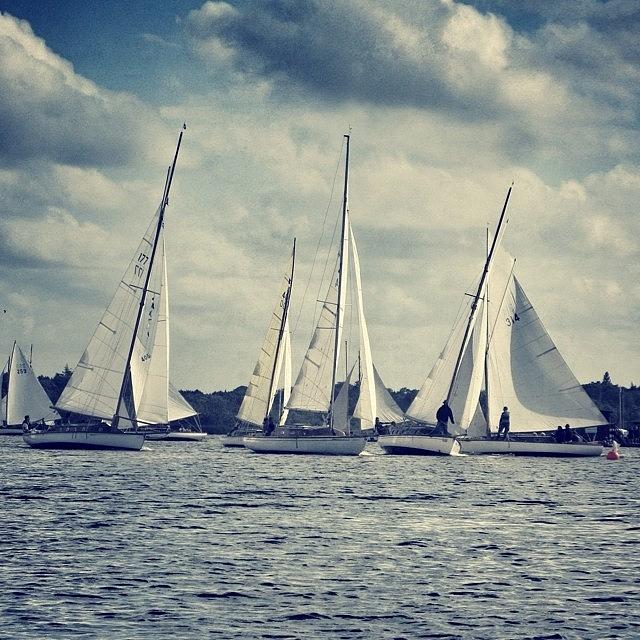 Vscocam Photograph - #sailing On The #norfolk Broads ⛵⚓ by Tom Welton