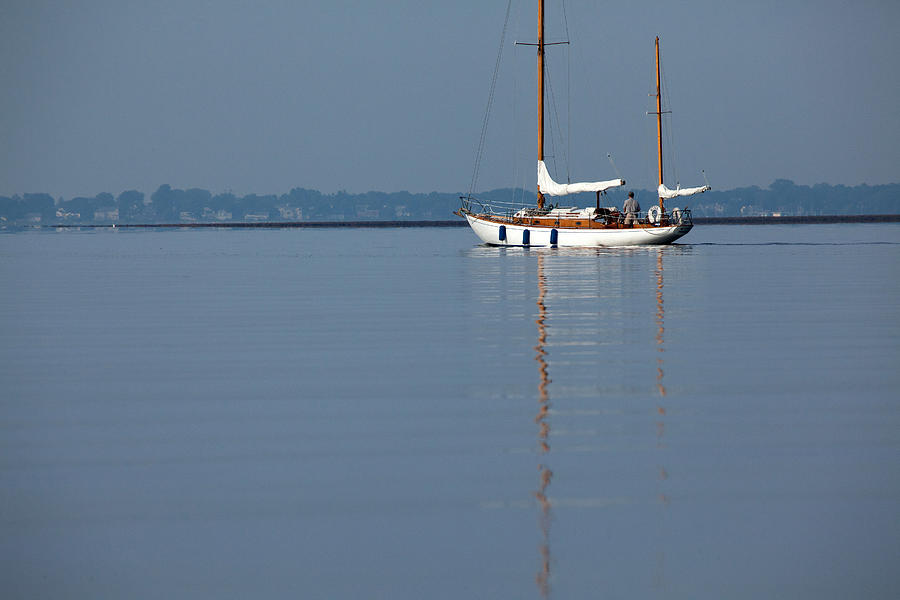 Sailing Reflections Photograph by Karol Livote