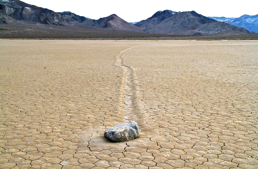 Sailing Rocks of Death Valley Photograph by Ed Riche